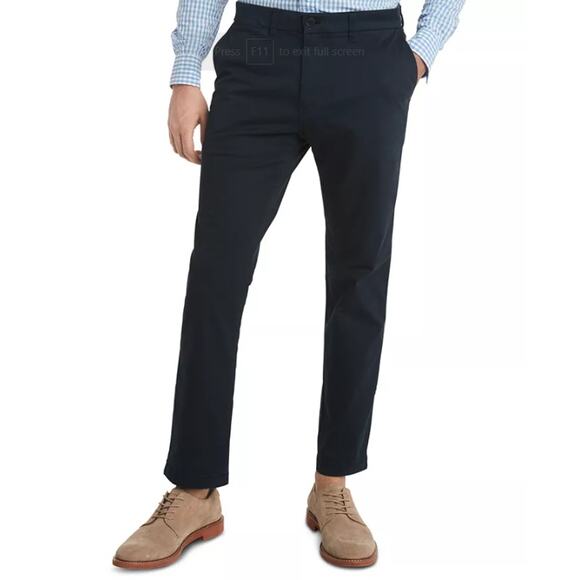 Men's Tommy Hilfiger The Flex Slim Fit Pant, Size 32W x 30L - Navy - Picture 1 of 16